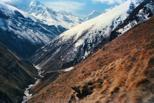 Trekking through the picturesque terrains of the Garhwal Himalays