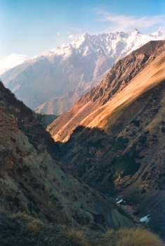 The majestic Garhwal Mountains